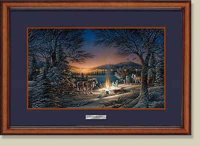 Heartland Lights Framed Print